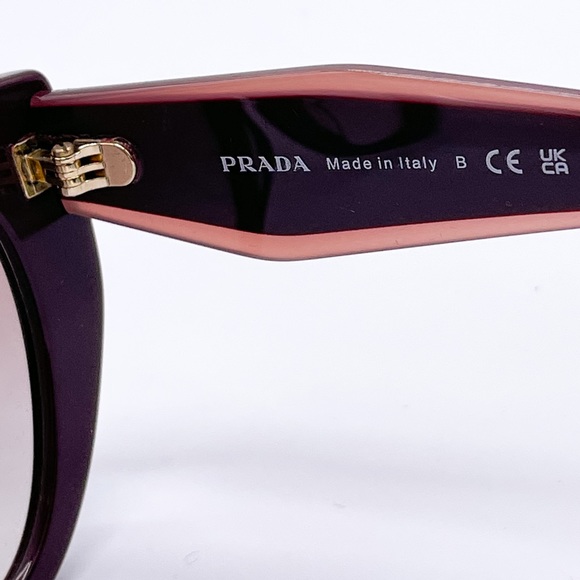 NEW PRADA PR14WS VIY1L0 WOMEN’S SUNGLASSES PRADA SPR 14W BURGUNDY PRADA PR 14WS - Picture 10 of 12